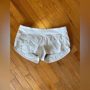 lululemon athletica | White Running Shorts | Read Dscrptn